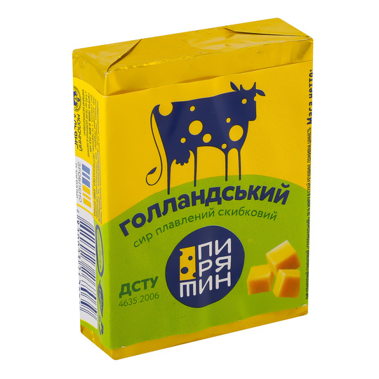Сир плавл.38%Голландський Пирятин бр.70г