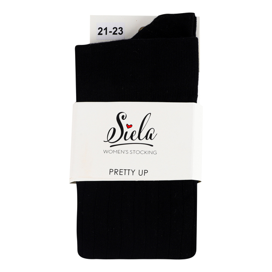 Підколінники ж. чор.рубчик Siela 21-23р