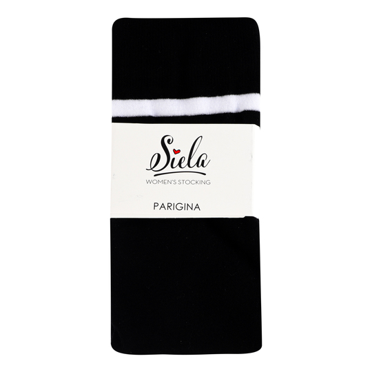 Заколінники ж.чор. з смуж.Siela 21-23р