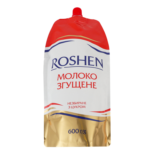 Молоко незб.згущен.з цукром Roshen 600г