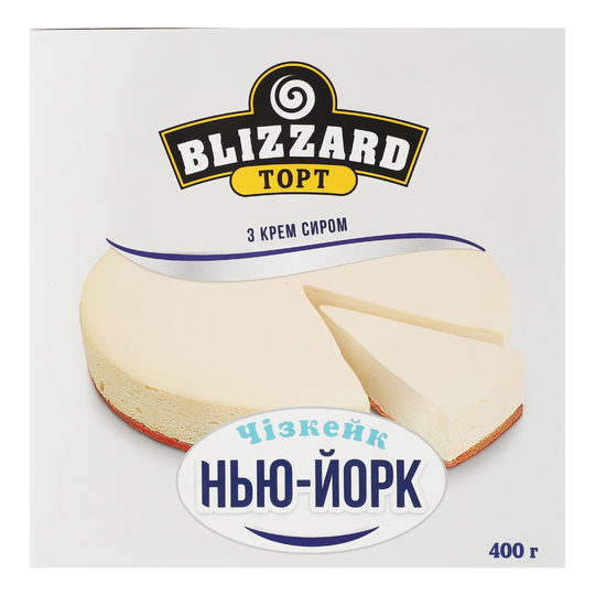 Торт Чизкейк Нью-Йорк зам.Blizzard 400г