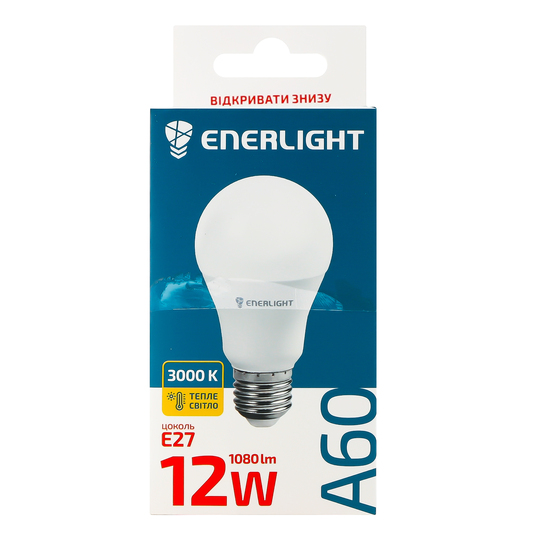 Лампа LED Enerlight A60 12Вт 3000K E27