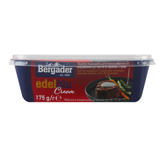 Крем-сир Edelblu Bergader 175г
