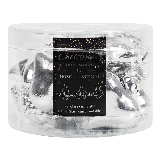 Набір прикр.ял.сріб.Koopman8*4см/4*4,5см