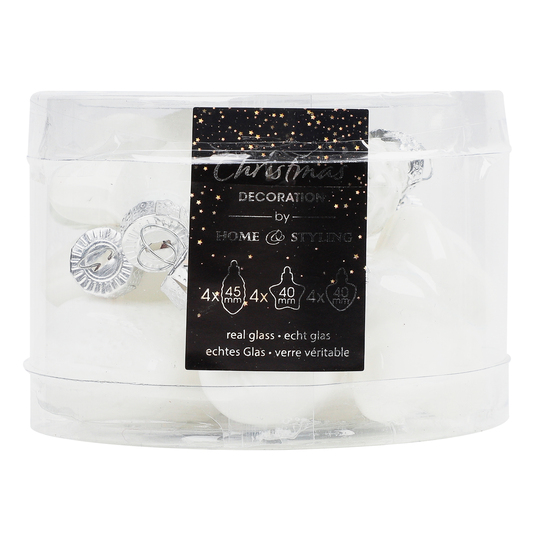 Набір прикр.ял.білі Koopman8*4см/4*4,5см