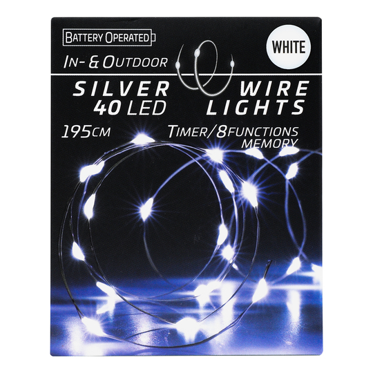 Гірлянда вн/з.хол.біл.батар.Koopman210см