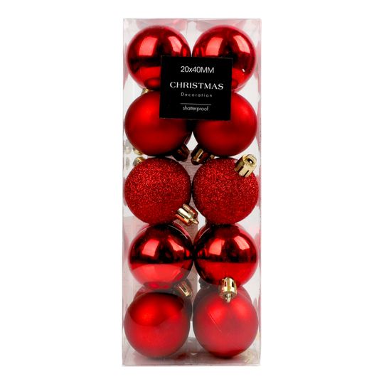 Набір куль ялин.червоні Koopman 20*40мм