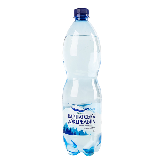 Вода с/газ.Карп.Джерельна 1л ПЕТ