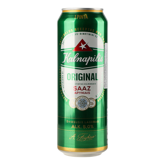 Пиво св.Kalnapilis Original5% 0,568л з/б