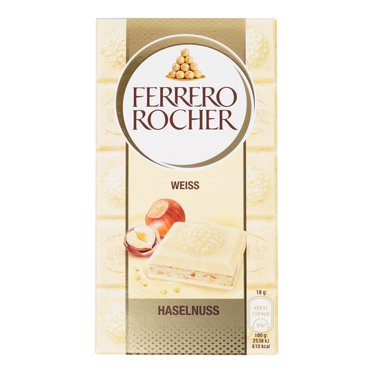 Шоколад біл.з ліс.гор.Ferrero Rocher 90г