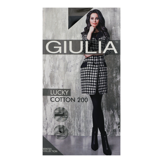 Колготи Giulia Lucky 200 р.nero р.5