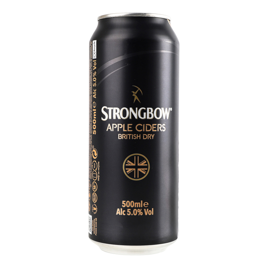 Сидр Strongbow British Dry 5% 0,5л з/б