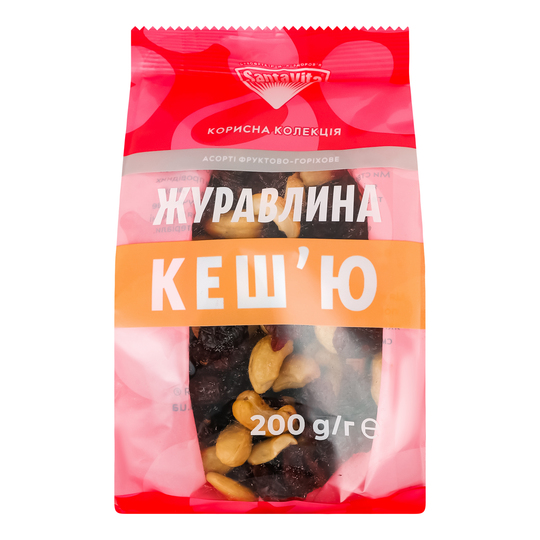 Асорті фр-гор.жур-кеш'ю Santa Vita 200г