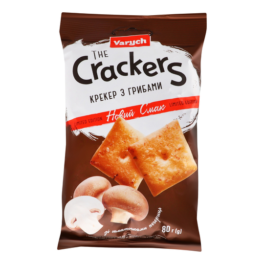 Крекер з грибами Yarych 80г