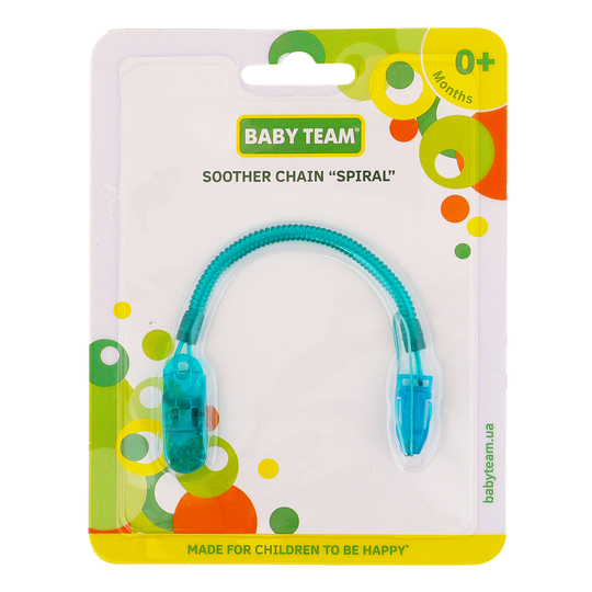 Ланцюжок для пустушки Baby Team Спираль