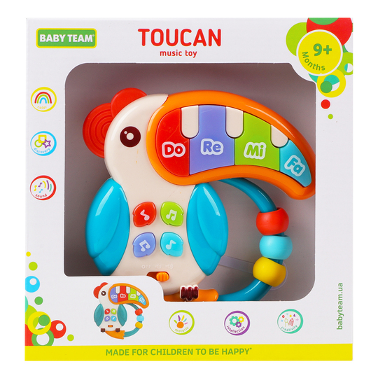 Іграшка музична Baby Team Тукан