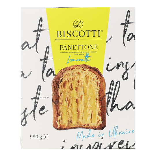 Панетоне з лимон.начин.Biscotti 950г