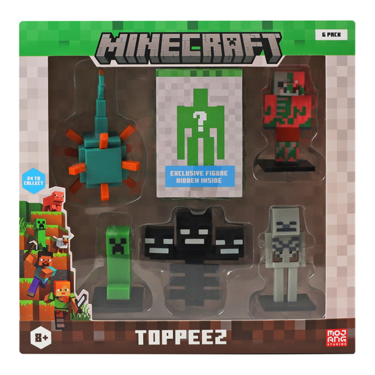 Набір іграш.фігур.-топ.Minecraft 6шт