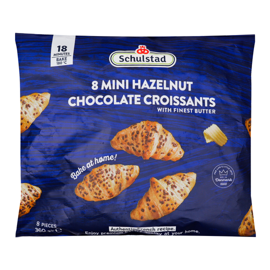 Круасани міні з шоколад.Schulstad 360г
