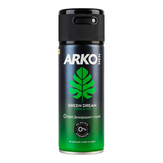 Дезодорант-спрей чол.green Arko 150мл