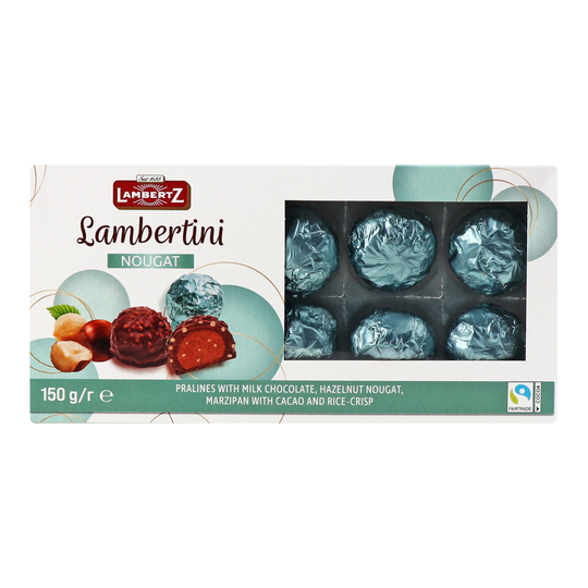 Цукерки кор.прал.нуга Lambertini 150г