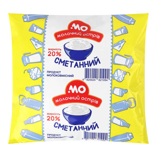 Продукт смет. 20% Молочний Острів 380г