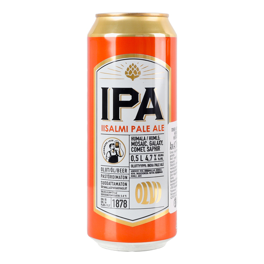 Пиво св.Olvi IPA 4,7% 0,5л з/б