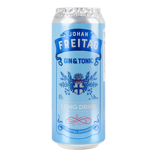 Коктейль с/а Johan Gin&Tonic 5% 0,5л з/б