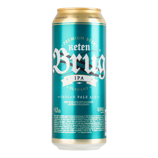 Пиво св.Keten Brug IPA Eleg.6% 0,5л з/б