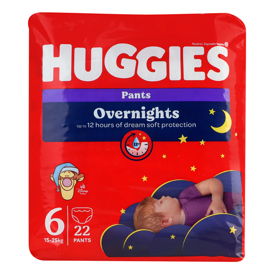 Підгузки оvernight 15-25кг Huggies 22шт