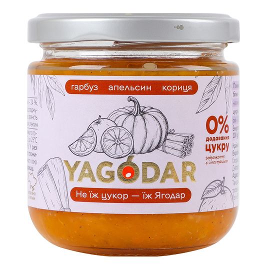 Джем Гарбуз-апельс.кориця Yagodar 210г