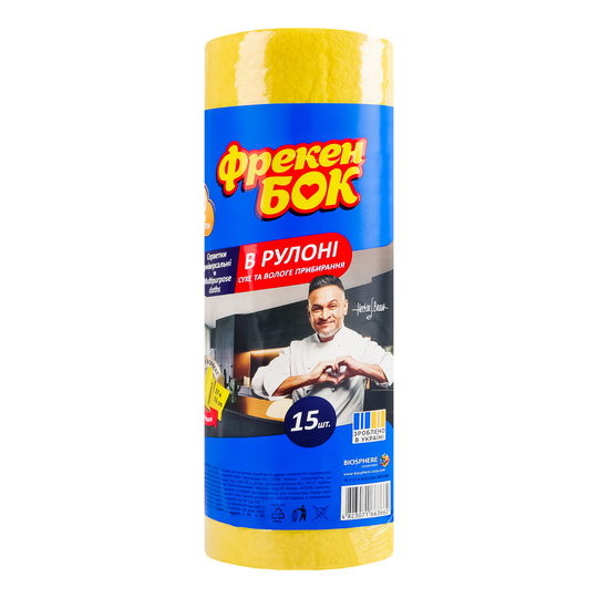 Серветки універс.в рулоні Фрекен Бок15шт