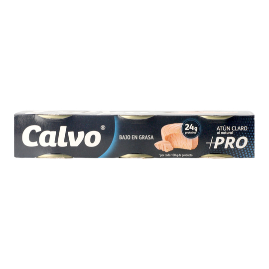 Тунець у власн.соку PRO+ CALVO 65г*3шт