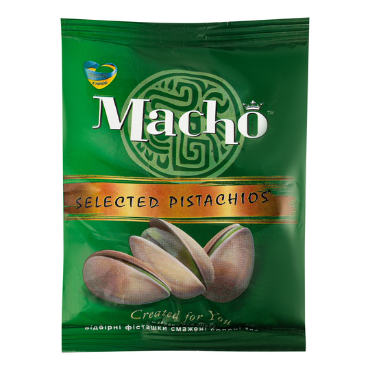 Фісташка смажена солона Macho 100г