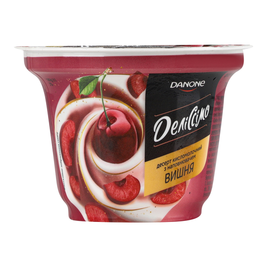 Десерт к/м 3% Деллісімо вишн. 180г
