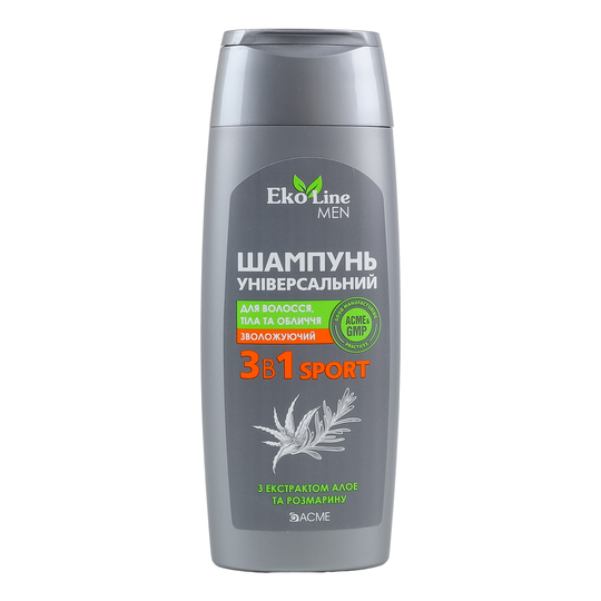 Шампунь для вол.чол.3в1 EkoLine 250мл