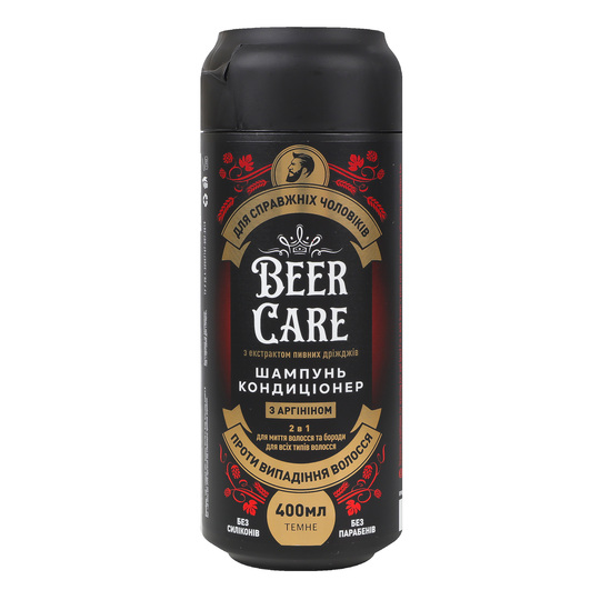 Шампунь для вол.аргінін BEER CARE 400мл
