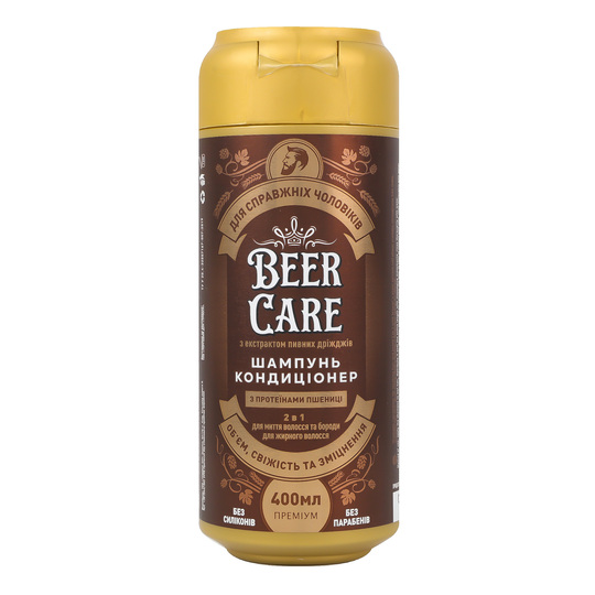 Шампунь для вол.пшениця BEER CARE 400мл