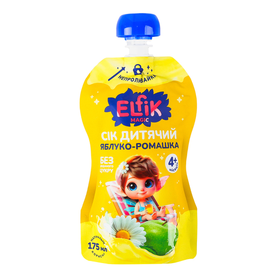 Сік дит. ябл.-ромашка Elfik magic 175мл