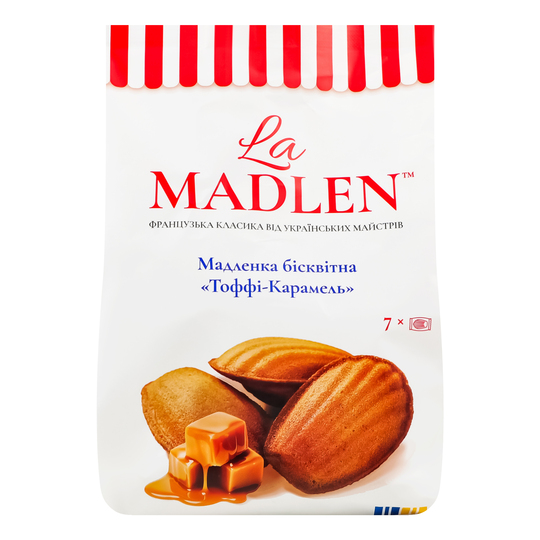 Мадленка тофі-карамель La Madlen 140г