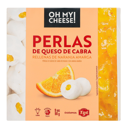 Сирні кульки 45%OMC з коз.мол.апельс.90г