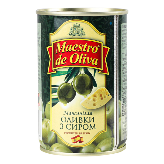 Оливки Maestro de Ol.фар.Сир 300мл