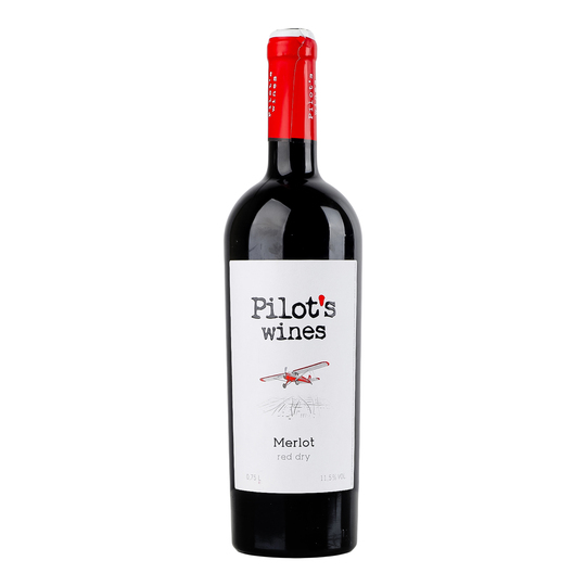 Вино Pilot’s Wines Мерло ч/с11,5%0,75л