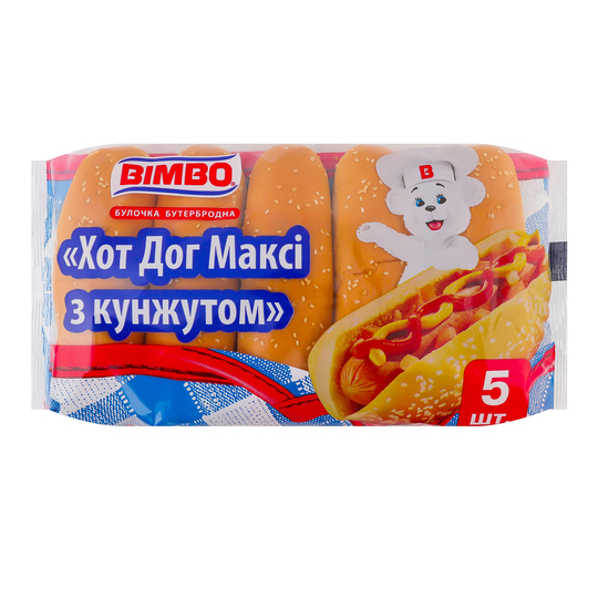 Булочка бутер. ХотДог з кун. БІМБО 300г