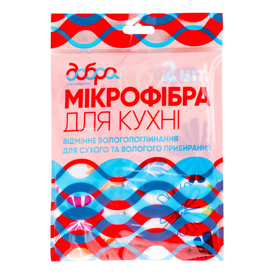 Серветкикух.мікрофібр.ДГ 2шт
