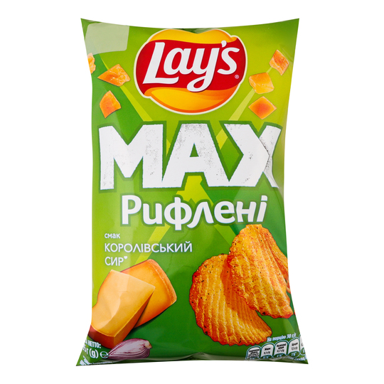 Чипси картоп.риф.королівс. сир Lay's 95