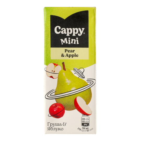 Нектар Cappy Mini груша, ябл.0,2л т/п