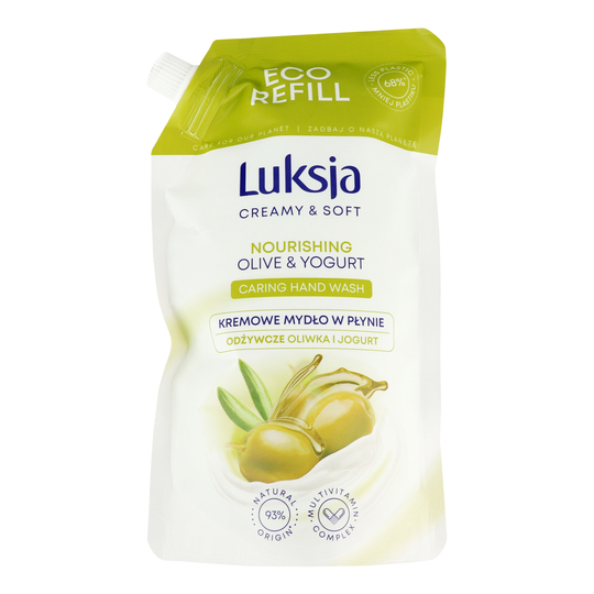 Мило рідке олива і йогурт Luksja 400мл