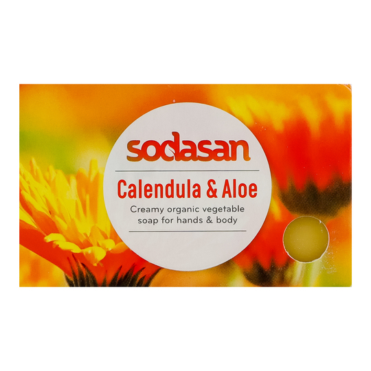 Мило д/обл.календула-алое Sodasan 100г