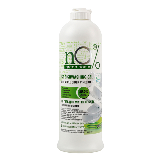Засiб д/пос.орг.nO%greenhome яб.оц.500мл